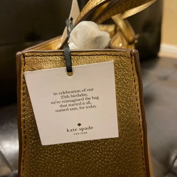 Kate Spade 25 Anniversary Limited Edition Gold Crossbody